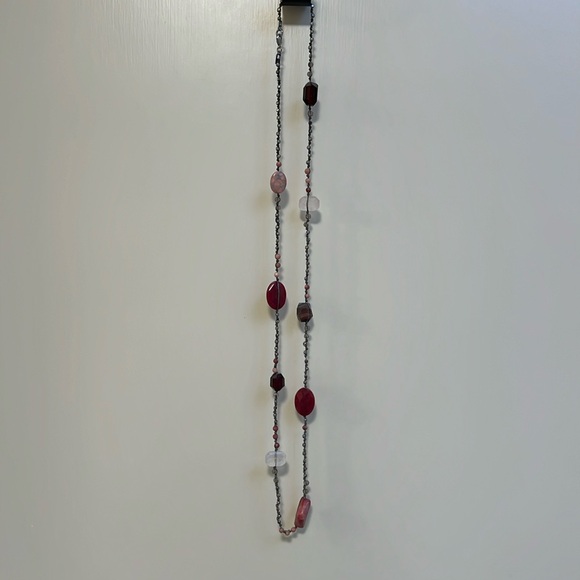 JJill Necklace longer in red and pink - Picture 1 of 4